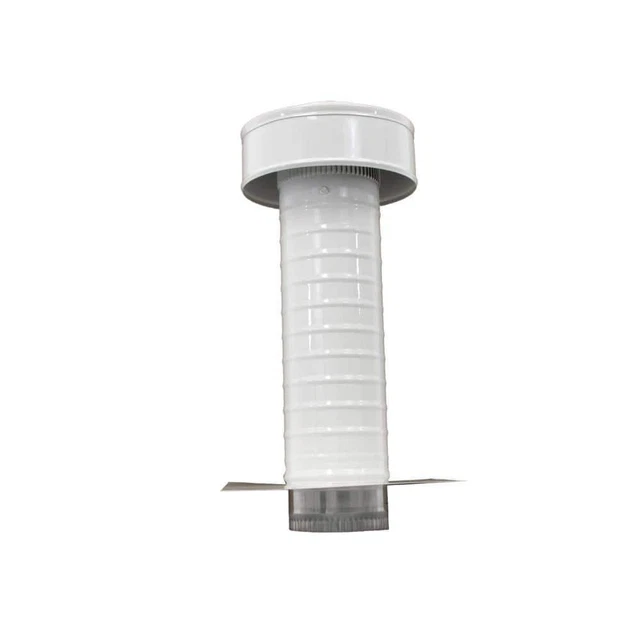 4 in. Dia. Aluminum Keepa Roof Jack in White
