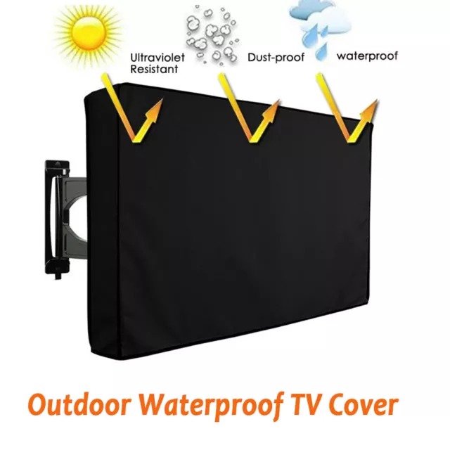 30-50 Inch Outdoor TV cover Screen Dustproof Waterproof Cover Set Oxford Cover