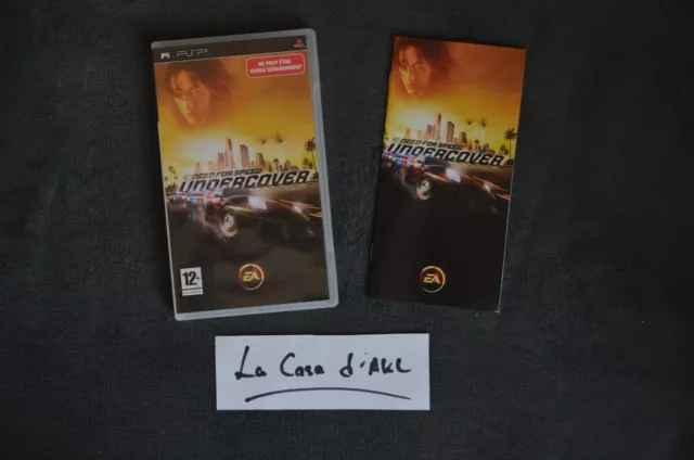 ₪ PAS DE JEU ₪ Boite + notice de PSP FR - Need for Speed Undercover