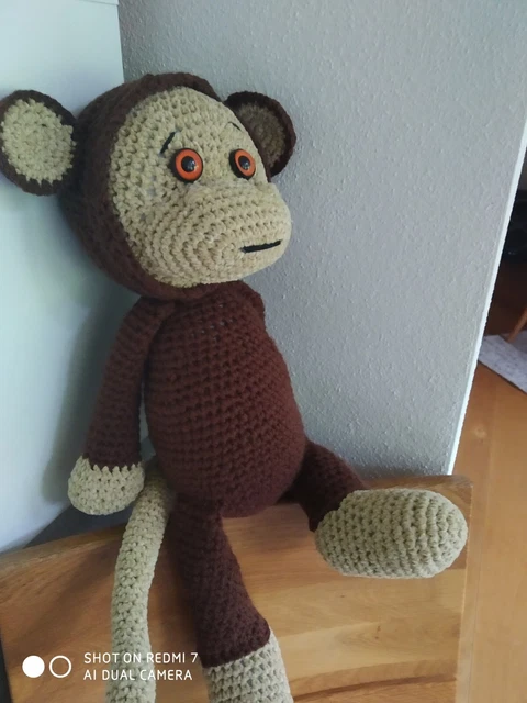 Soeben fertig geworden 2 neue Tiere Affe 🐒 + Ratte echte Hand Arbeit 4