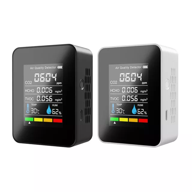 CO2 Meter Temperature Humidity Detector Air Quality Carbon Dioxide LCD Monitor