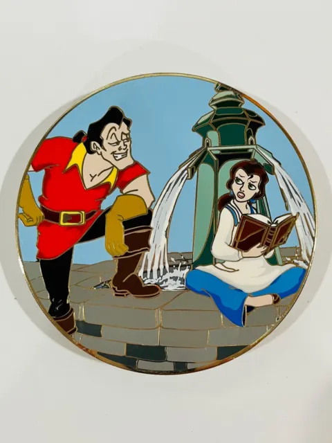 Belle and Gaston Golden Magic Series- Disney pin - Acme Hot Art -RARE LE300 NEW
