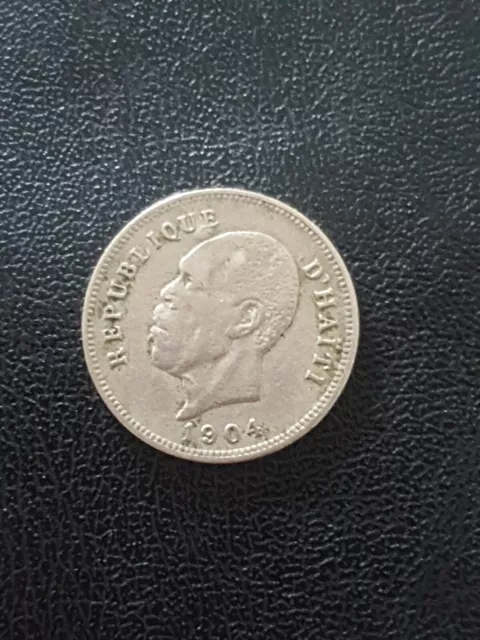 Monnaie république d'Haiti 5 centimes 1904