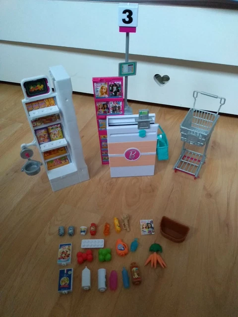 Barbie grocery sales shopping game