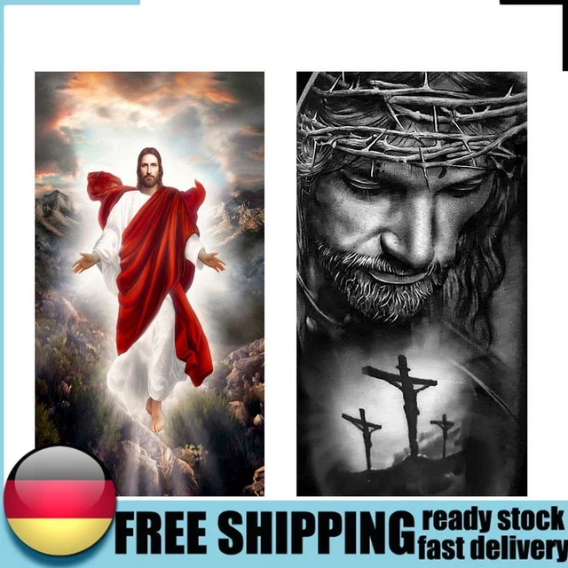Kits de pintura al óleo de Jesús por números dibujo de lona para adultos niños sin marco regalo