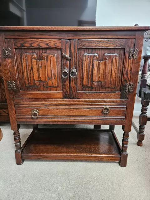 Vintage Oak Cabinet/ Sideboard by Jaycee