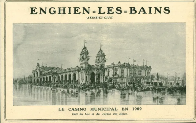 1908 Enghien-Les-Bains le casino antique magazine advertisement