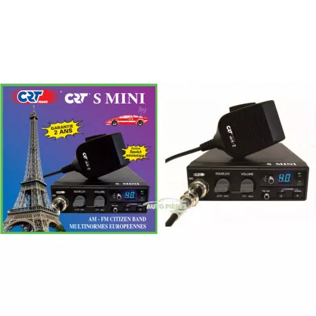 Poste Cb Emetteur Recepteur New Crt S-Mini Multinormes Europeennes Am/Fm...