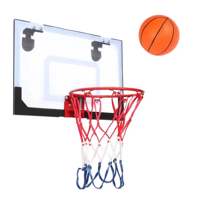 Mini Wall Mounted Basketball Hoop Over the Door Hanging Polyethylene Backboard