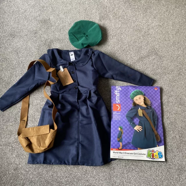 World War 2 British History Girls Fancy Dress World Book Day 1940s 40s Costume