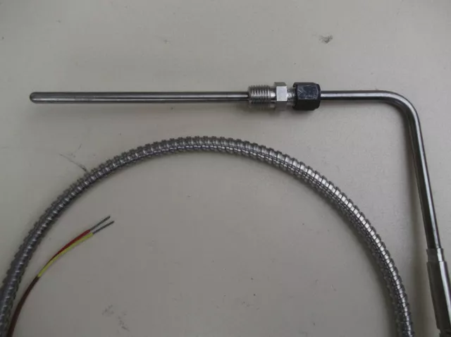 Watlow Dual Element  K Type Thermocouple  L Shaped Sensor Probe 2