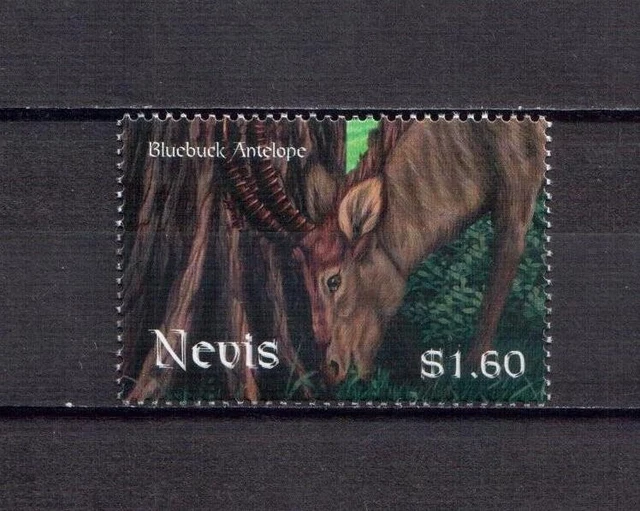 Nevis 2001 - Bluebuck antelope - 1 stamp from sheet MNH **