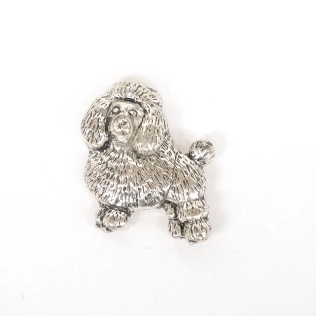 Caniche Pin Broche Pin Botón Joya Perro Agujón Tablón de Notas Decoración Nuevo