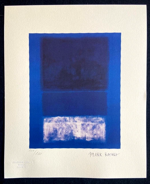MARK ROTHKO LITOGRAFIA -[Piet Mondrian Jackson Pollock :Willem De ...
