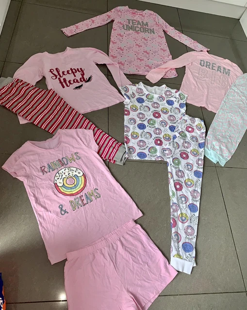 Girls Pjs Bundle Age 10 Years (4x pairs of pjs and nightdress) Excellent Cond