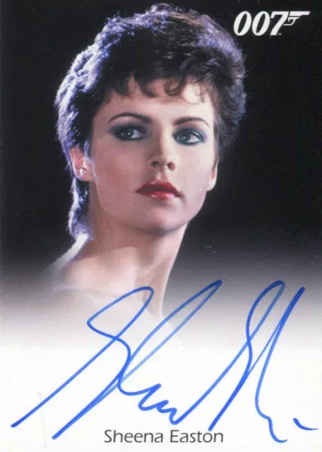 James Bond Archives Spectre Sheena Easton Autograph Card