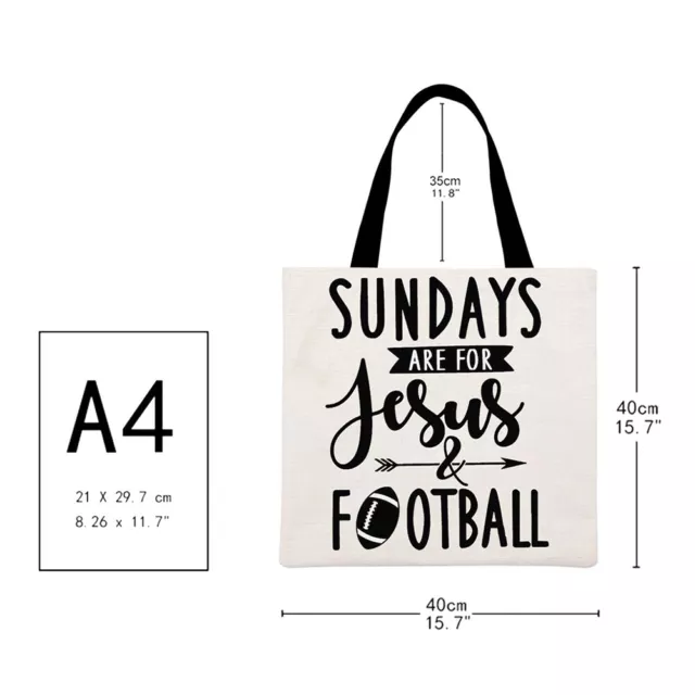 LF# Sundays are for football Printed Linen Bag