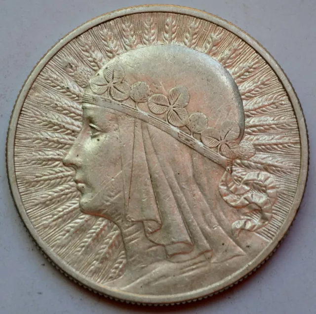 Poland 10 Zlotych, 1932, Queen Jadwiga, London Mint