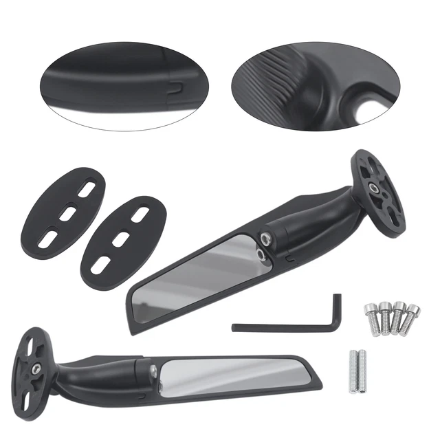 For 09-22 Kawasaki NINJA ZX10R ZX6R Z636 ZX6RR Rearview Side Mirrors 1 Pair New