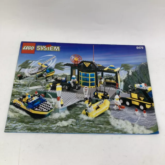 LEGO System Set 6479 Res-Q EMERGENCY RESPONSE CENTER Instructions Manual only