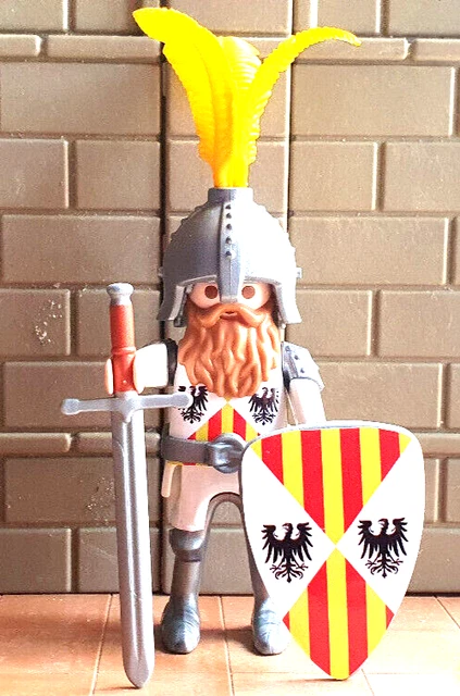 Figurine Playmobil Chevalier Customisé - Personnage Unique Et Personnalisé