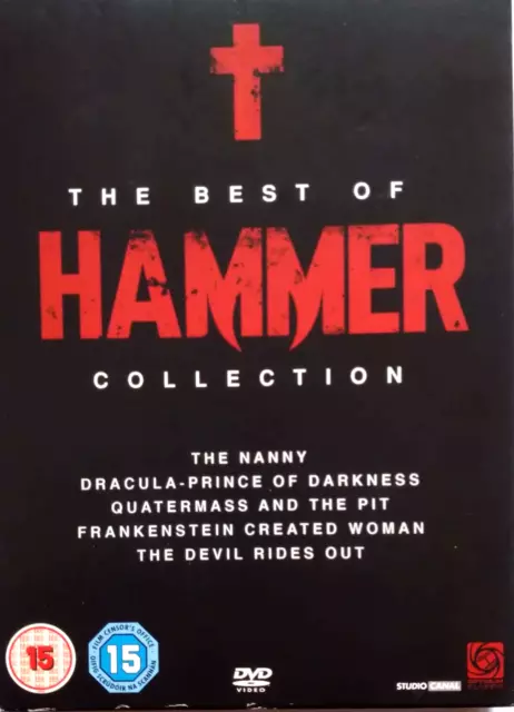 The Best Of Hammer Collection (5-Disc 📀 Boxset) *Peter Cushing, Christopher Lee