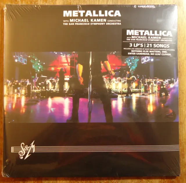 Metallica S&M LP (2018) NEW 150g 2014 Reissue Gatefold Jacket
