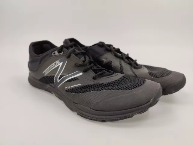 New Balance Minimus MX20BK5 Men's Cross Trainer Black / Silver Size 10.5