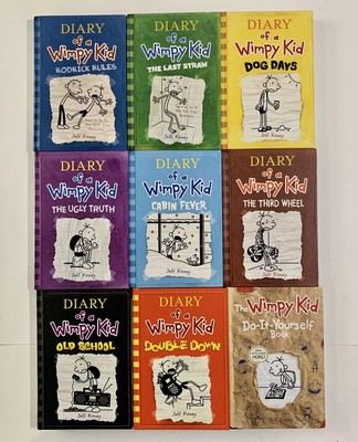 LOT OF 16 Diary of a Wimpy Kid Books Set 1-16 + Do It Yourself Book