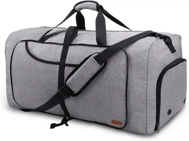 NEW Vogshow 80L Large Packable Travel Duffle Bag Holdall Sports Gym Shoe Bag