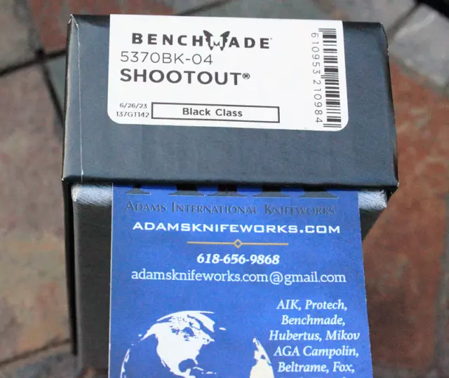Benchmade 5370BK-04 SHOOTOUT in Mesa Red Grivory & CPM-CRUWEAR
