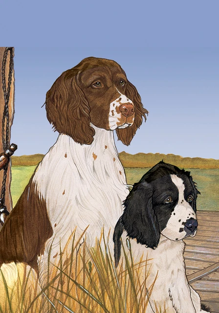 Pipsqueak House Flag - English Springer Spaniel 49921