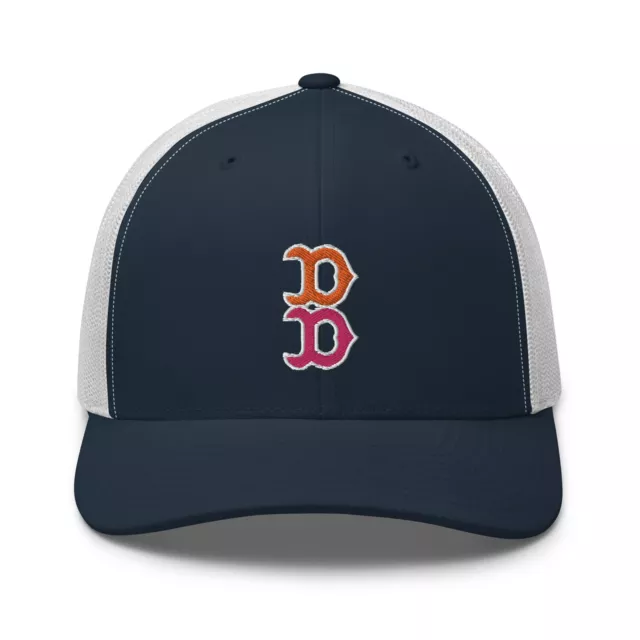 Boston Red Sox / Dunkin Donuts Custom Embroidered Trucker Hat