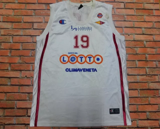 Trikot Maillot Trägerhemd Basketball Sport Virtus Lottomatica Roma N° 19 Größe