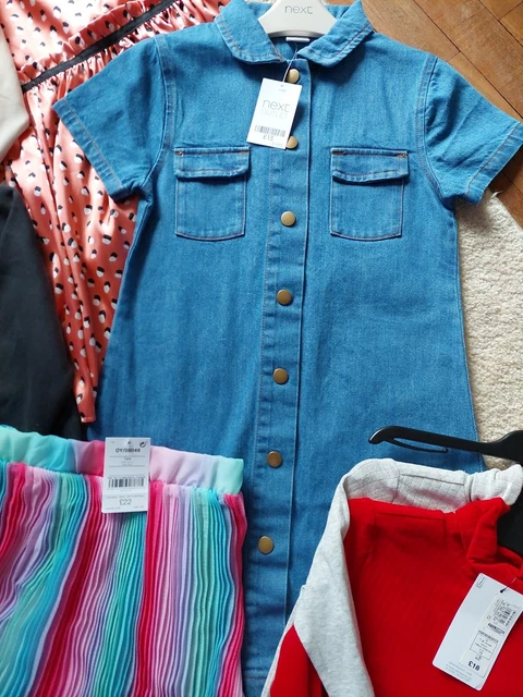 Large bundle all new bnwt girls clothing Next M&S age 7-8 RRP £178 x 15 items 10