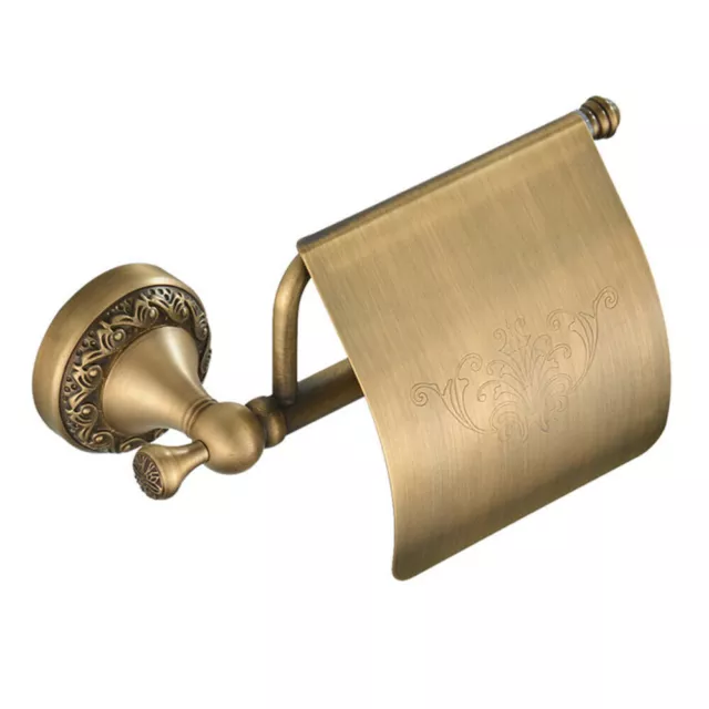 Europäische Retro Toilettenpapierhalter Bad-accessoires Bronze WC Messing Antike