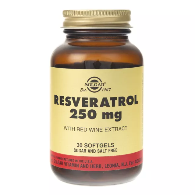 Solgar Resveratrol 250 mg, 30 gélules