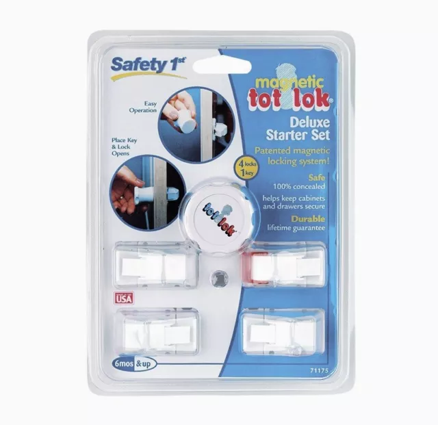 Safety 1st Magnetic Tot Lok Locking System (Deluxe Starter Set) Brand New