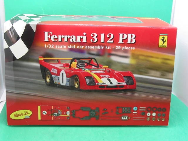SLOT IT FERRARI 312 Pb Slot Car Kit 29 Pieces Complete Mint Contents Box Dented 54.99 PicClick UK