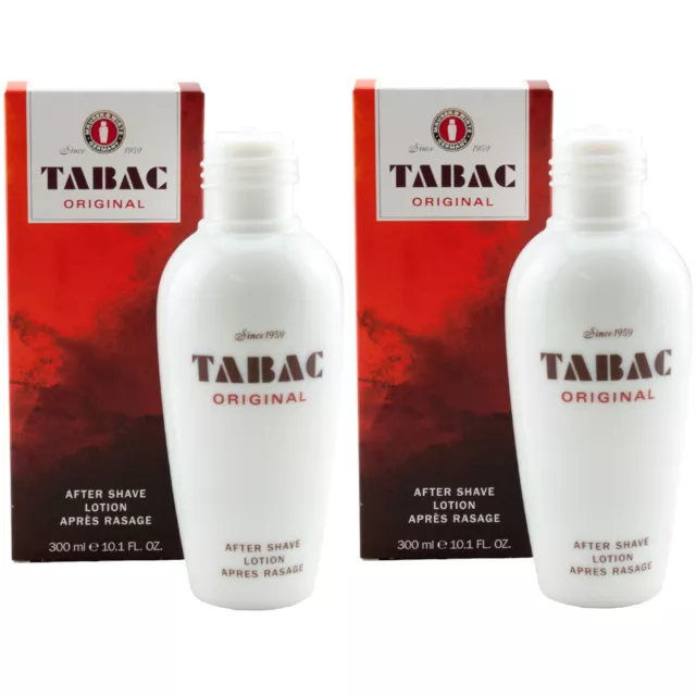 Tabac ORIGINAL After Shave Lotion 2 x 300ml Mäurer & Wirtz XL Flasche TOP