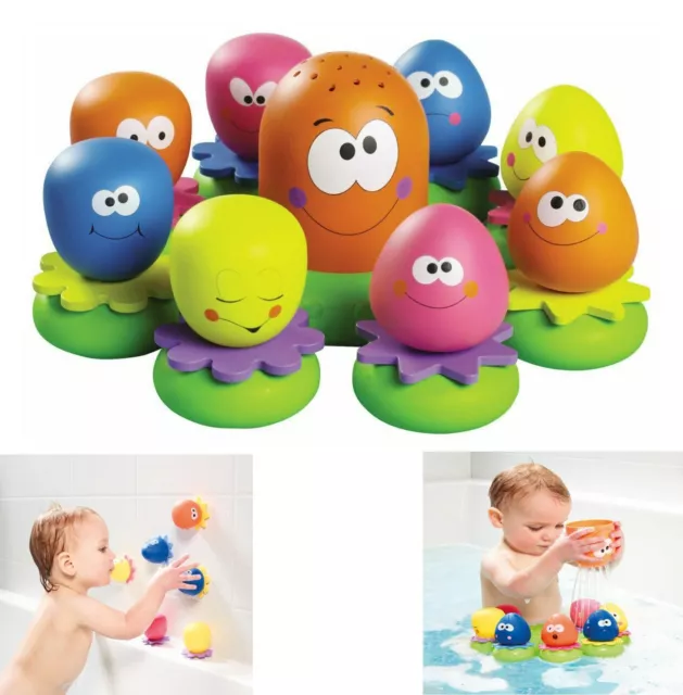TOMY Aquafun Octopals Fun Baby Toddler Octopus Activity Development Learning Toy