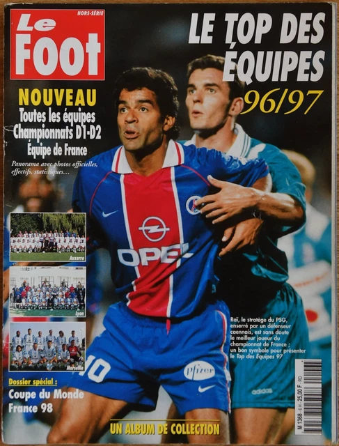 MAGAZINE LE FOOT poster équipe de france 1999 zidane Thuram football EUR 6,00 - FR