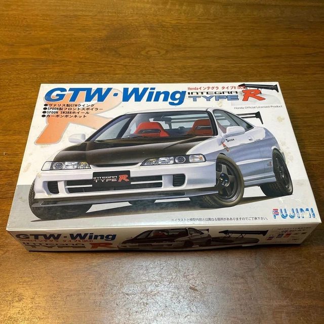 Integra Type R Spoon Wing AUSLAUFMODELL 1/24 FUJIMI DC2 Integra Type R GTW-Wing Series No.17 ...