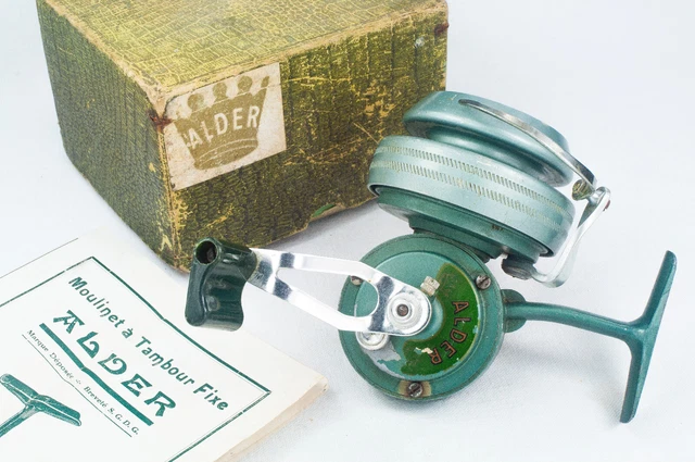 ANCIEN MOULINET DE pêche en Bois EUR 22,00 - FR