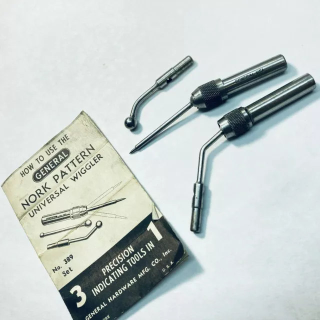 General No. 389 and Craftsman No. 4021 Wiggler Lot w/Attachments - USA