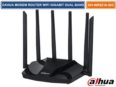 Dahua Dh-Wr5210-Idc Modem Router Wireless Gigabit Dual Band 6 Antenne 2.4G 5G