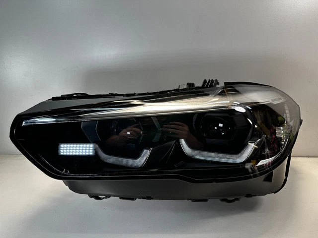 2019 2020 2021 Bmw X5 G05 X6 G06 Left Driver Side Full Led Headlight Oem 19-21