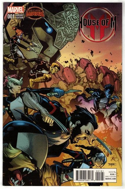 House of M #1 1:25 Mahmud Asrar Variant Secret Wars SWA 2015 VF/NM