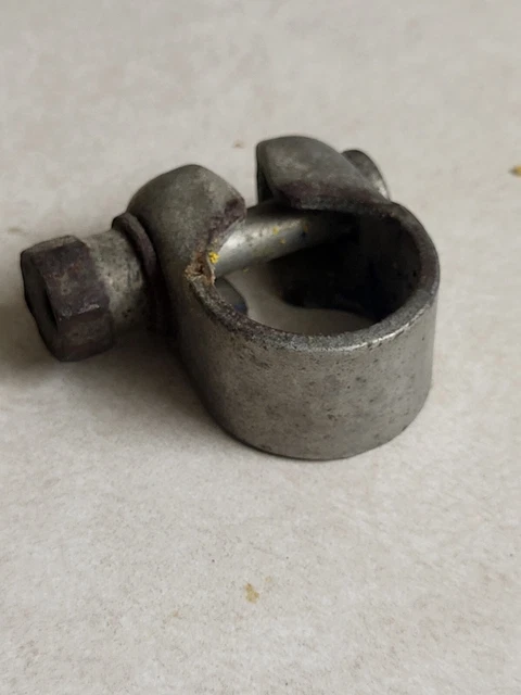 Old school Racing seat post clamp bmx bike bicycle SILVER UNIVERSAL Unbranded S