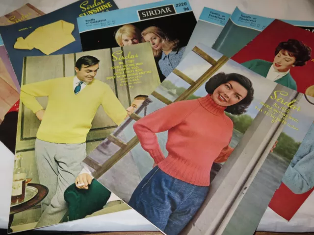 VINTAGE SIRDAR Knitting Patterns 1960s 1970s 1980s Selection Please Choose